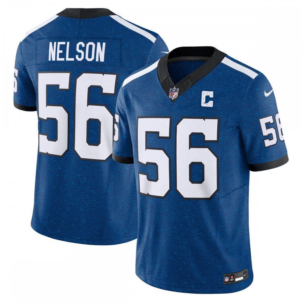 Quenton Nelson Indianapolis Colts Nike Vapor F.U.S.E. Limited Jersey - Blue-GridironStore